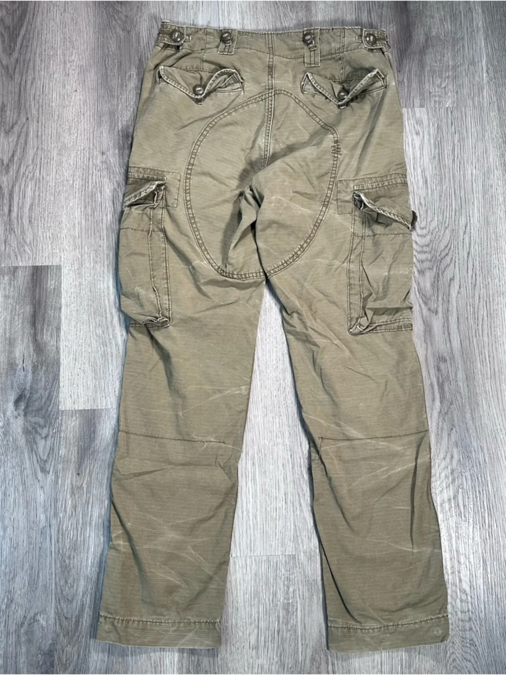 Polo Ralph Lauren Cargo Pants Mens Straight Fit Combat OG-107 GS Military 32x30 - Picture 2 of 11